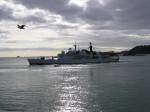 HMS Cardiff, Plymouth Sound