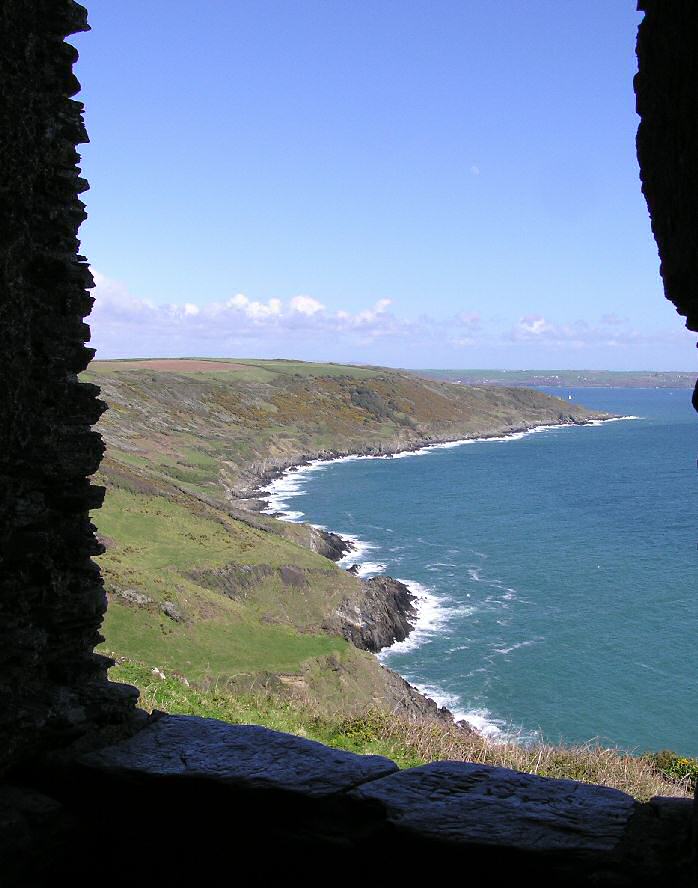 East from St. Michael Chapel, Rame Head